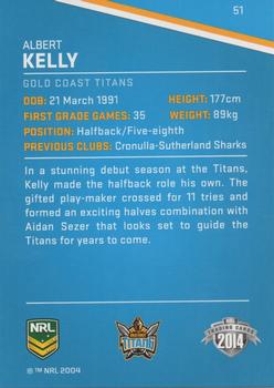 2014 ESP Traders #51 Albert Kelly Back